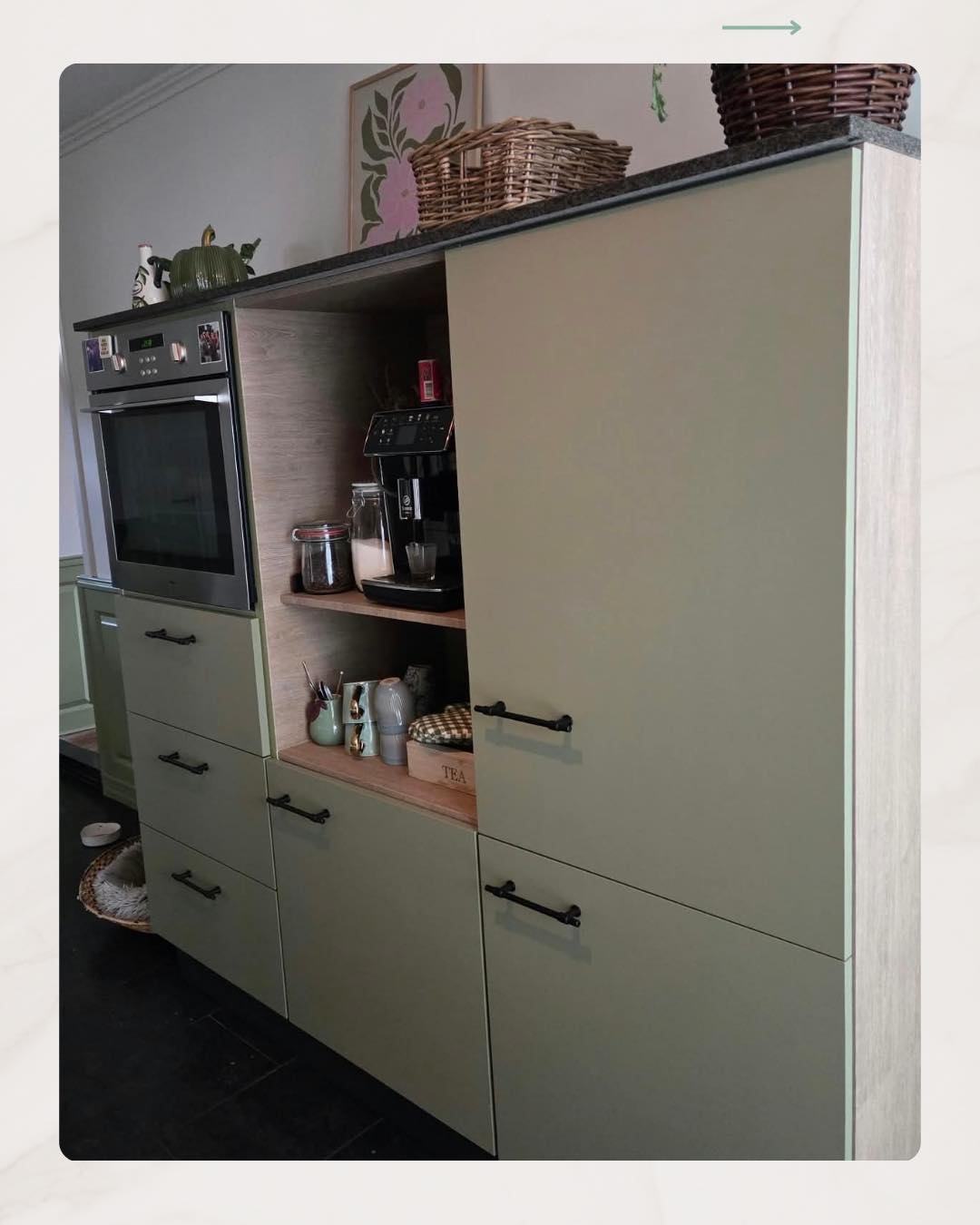 Instagram-post van Kitchen Perfect: ✨ 𝐄𝐞𝐧 𝐤𝐞𝐮𝐤𝐞𝐧 𝐝𝐢𝐞 𝐤𝐥𝐞𝐮𝐫 𝐝𝐮𝐫𝐟𝐭!